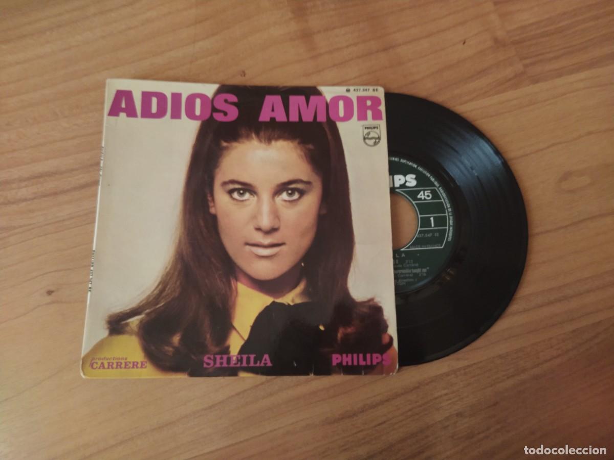 Discos de vinilo: Sheila EP adi&oacute;s amor+3 Francia - Foto 1
