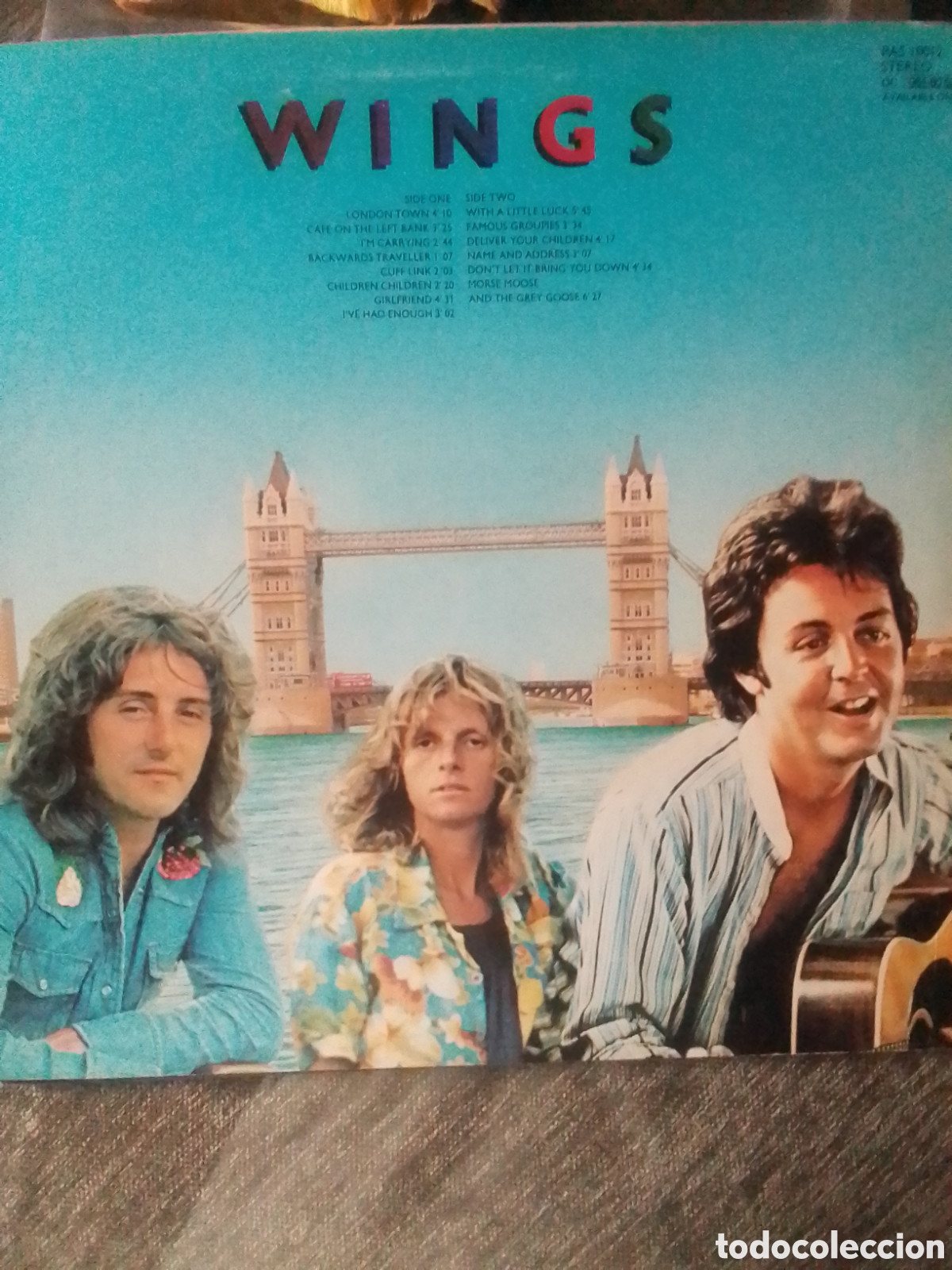 Discos de vinilo: LONDON TOWN &rdquo;WINGS&rdquo;Mccartney - Foto 2