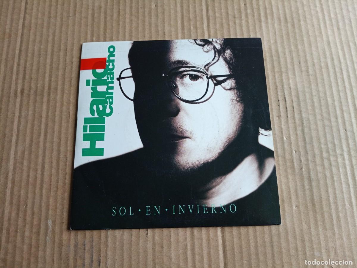 Discos de vinilo: HILARIO CAMACHO - SOL EN INVIERNO SINGLE 1990 - Foto 1