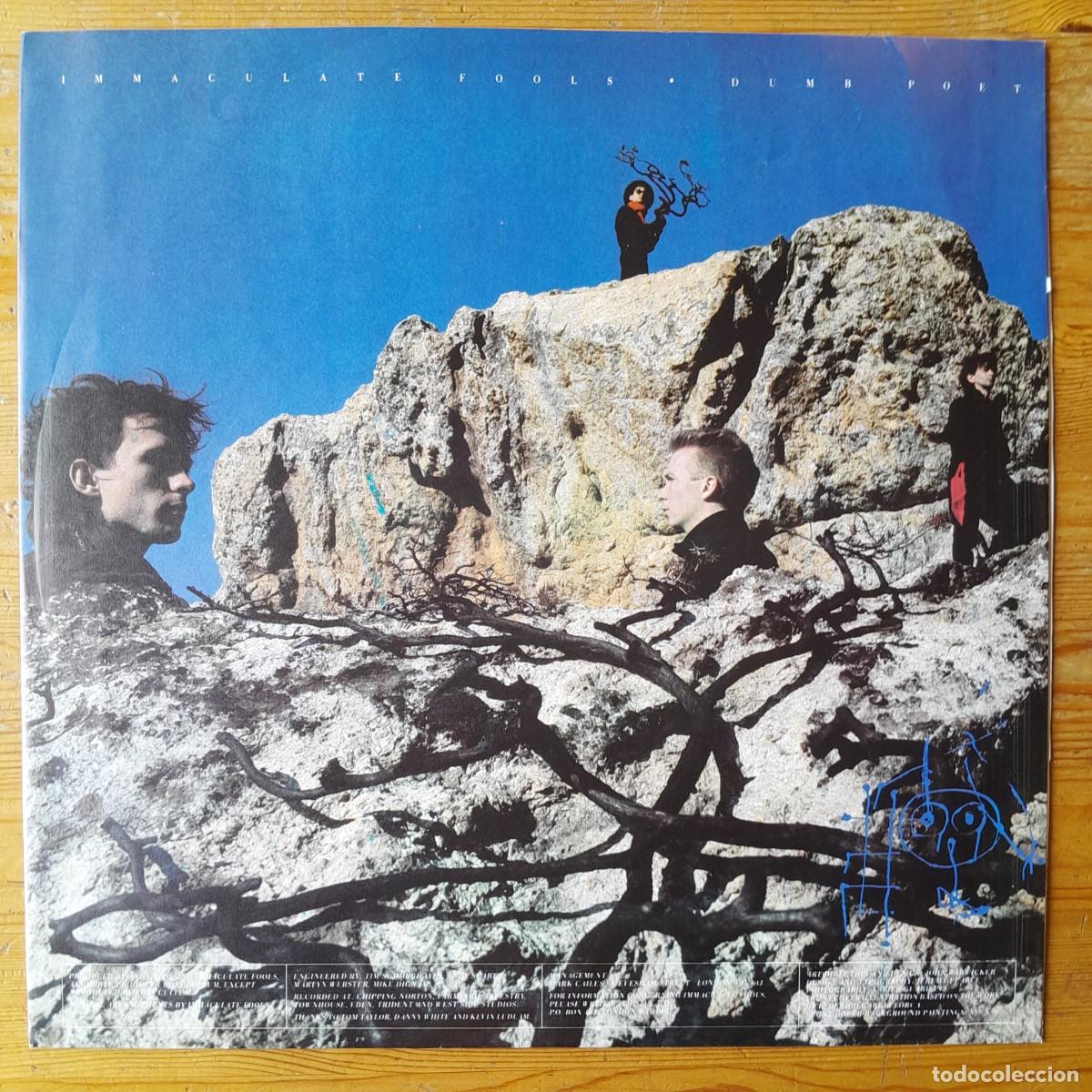 Discos de vinilo: IMMACULATE FOOLS : DUMB POET [A&M - ESP 1987] LP - Foto 3