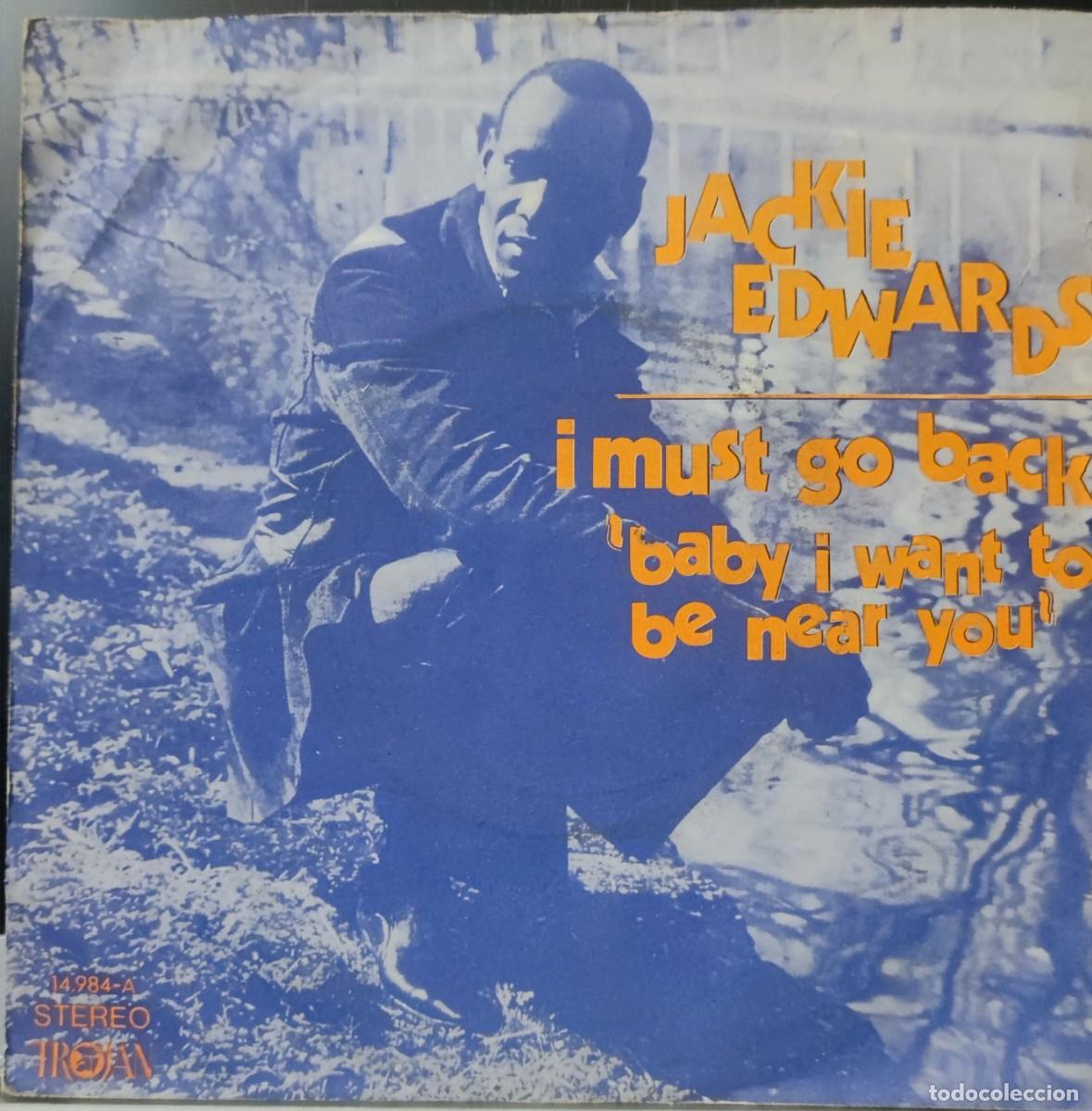 Discos de vinilo: JACKIE EDWARDS - i must go back - Foto 1