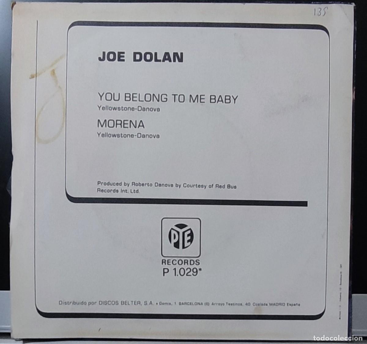 Discos de vinilo: JOE DOLAN - You belong - Foto 2