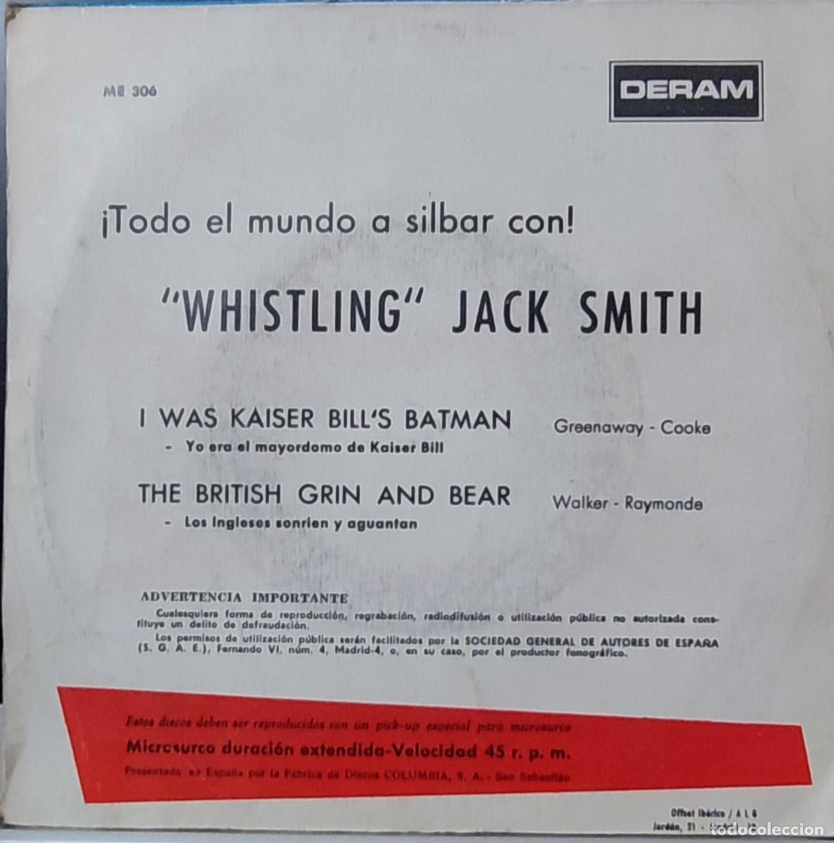 Discos de vinilo: WHISTLING&rdquo; JACK SMITH - Foto 2