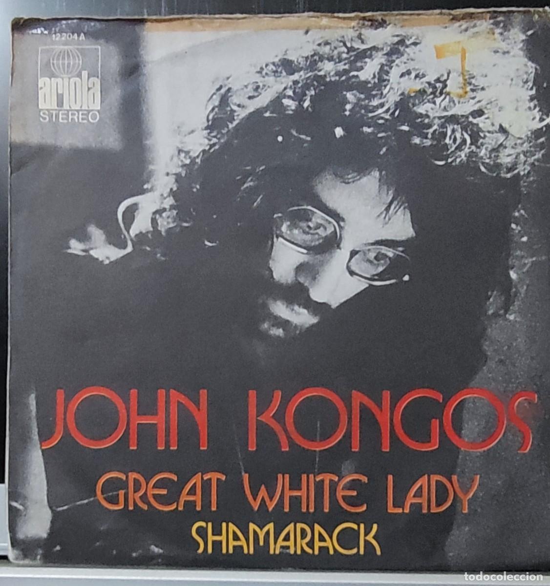 Discos de vinilo: JOHN KONGOS - GREAT WHITE LADY - Foto 1