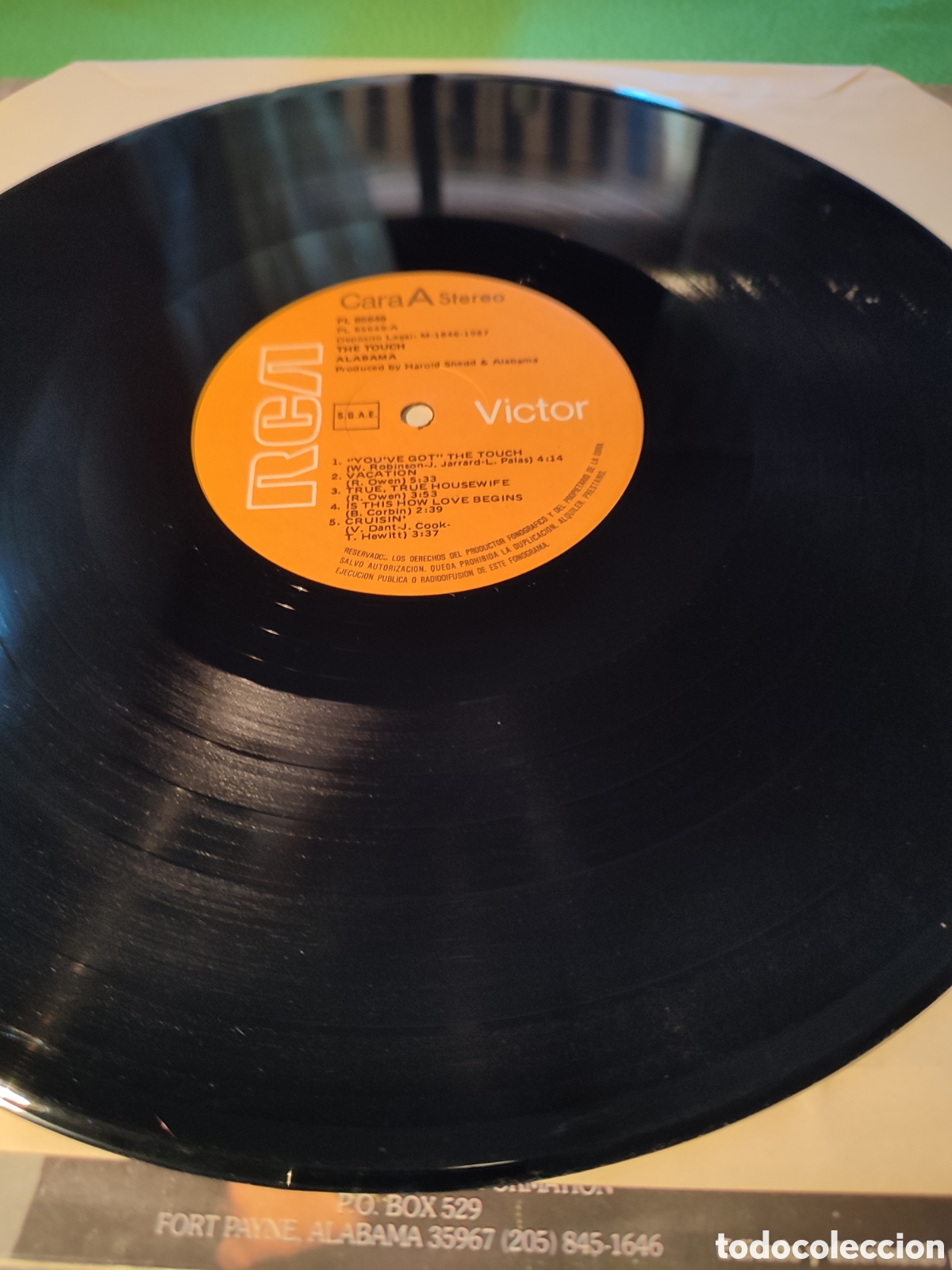 Discos de vinilo: Alabama - The Touch Vinilo - Foto 3