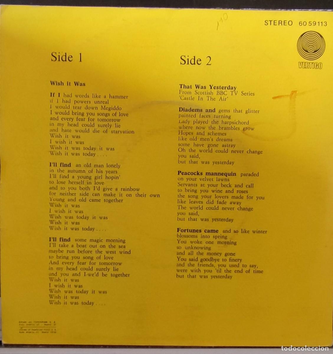 Discos de vinilo: MAGNA CARTA - WISH IT WAS - Foto 2
