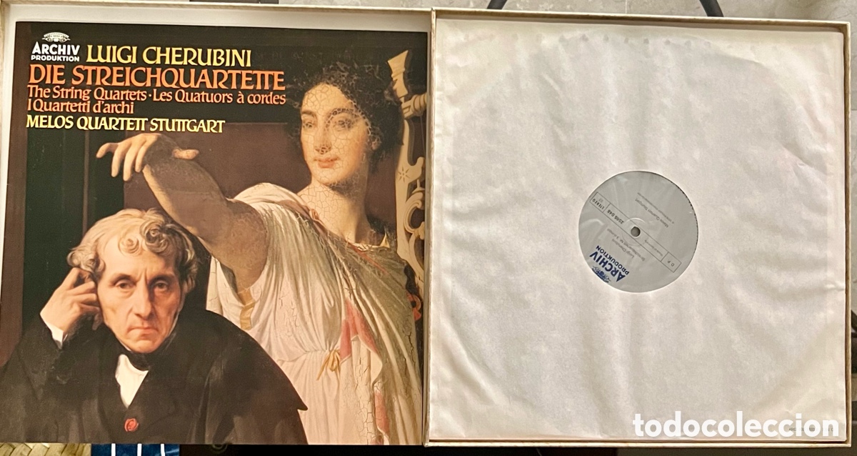 Discos de vinilo: Cuarteto Melos, Luigi Cherubini string quartets - Foto 2