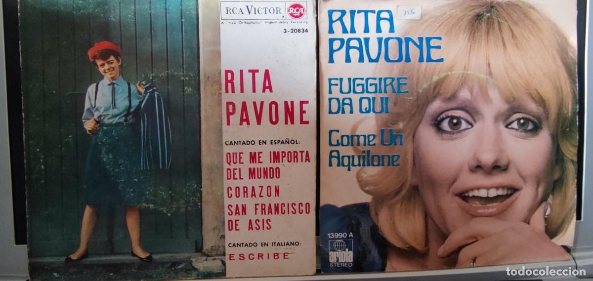 Discos de vinilo: RITA PAVONE - LOTE 2 DISCOS - Foto 1