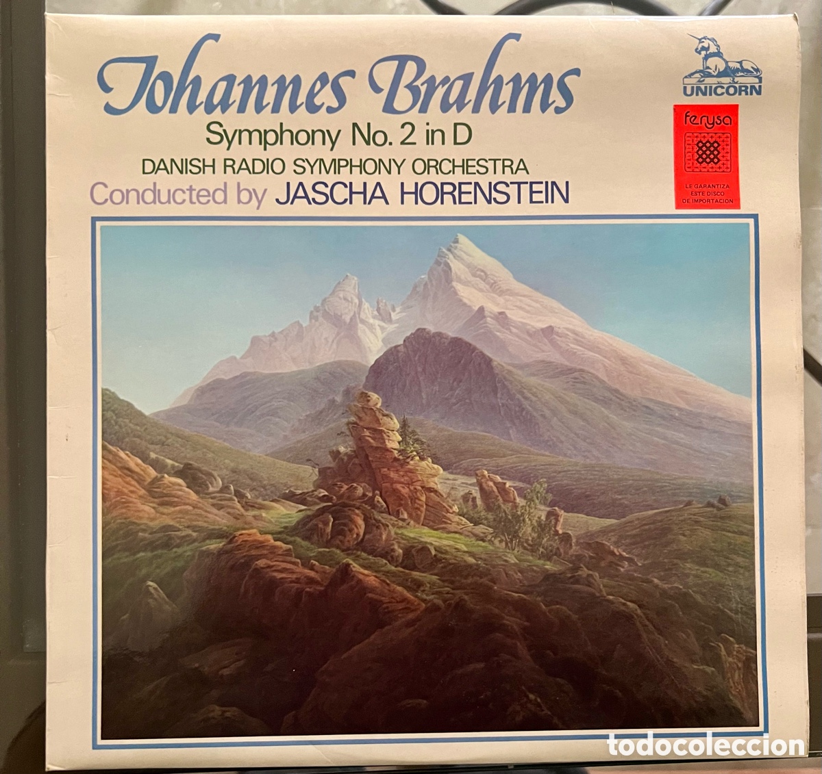 Discos de vinilo: Jascha Horenstein, Brahms Symphony n&deg;2 - Foto 1