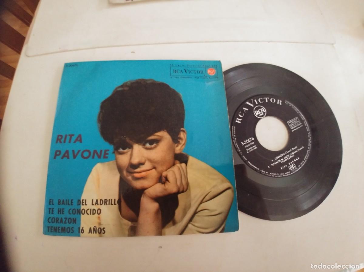 Discos de vinilo: RITA PAVONE-EP EL BAILE DEL LADRILLO +3 - Foto 1
