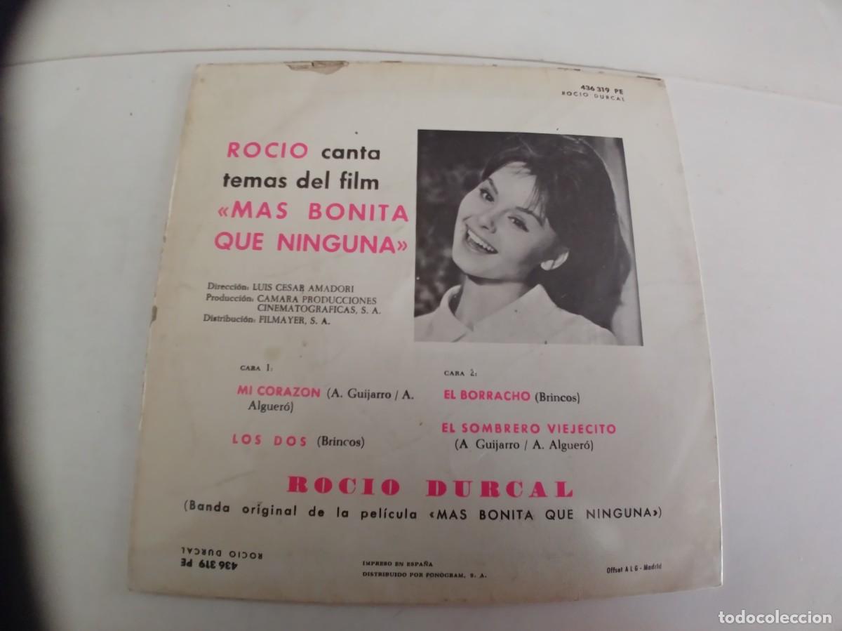 Discos de vinilo: ROCIO DURCAL-EP MI CORAZON +3 - Foto 2
