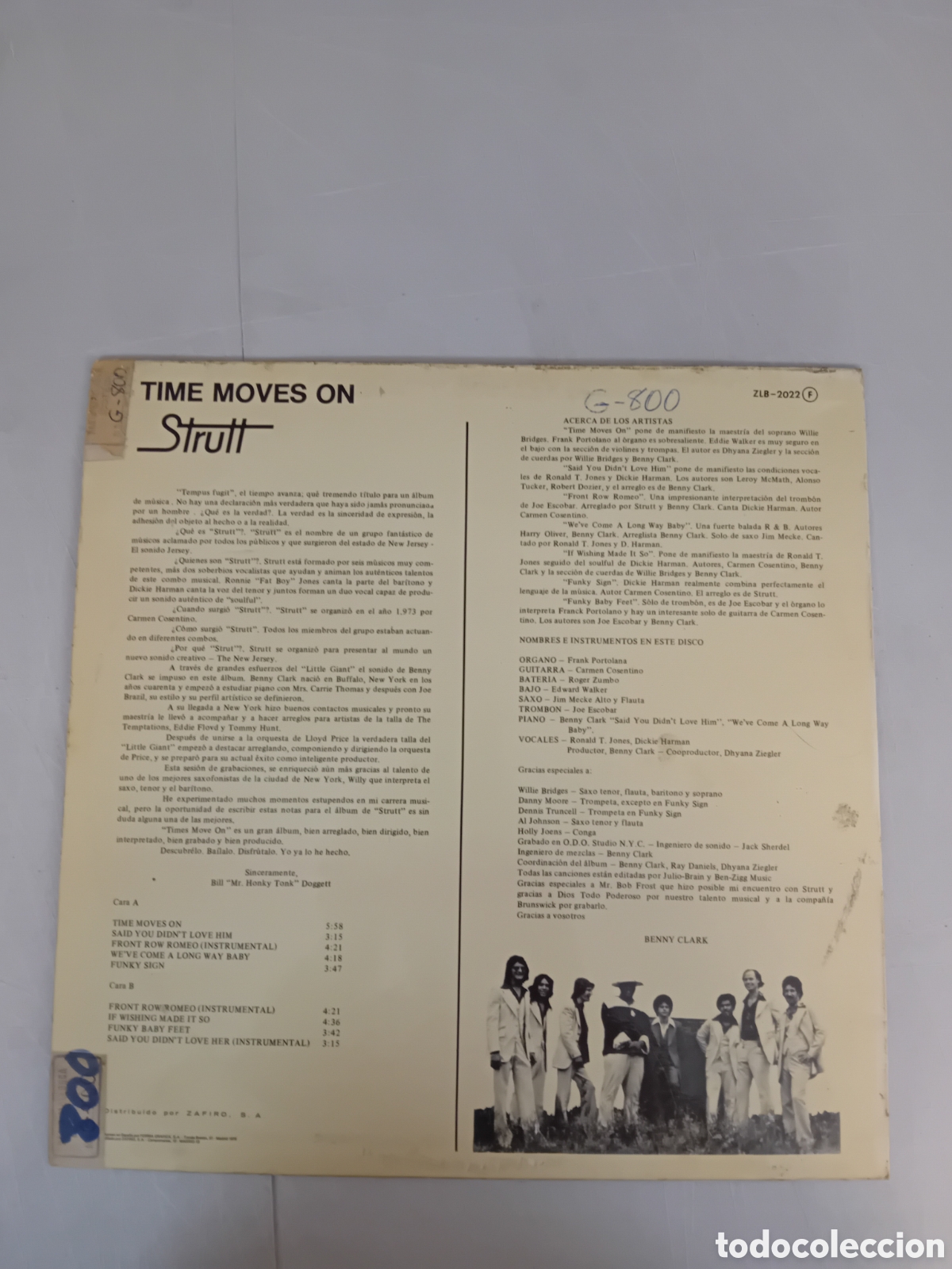 Discos de vinilo: STRUTT. TIME MOVES ON - Foto 2
