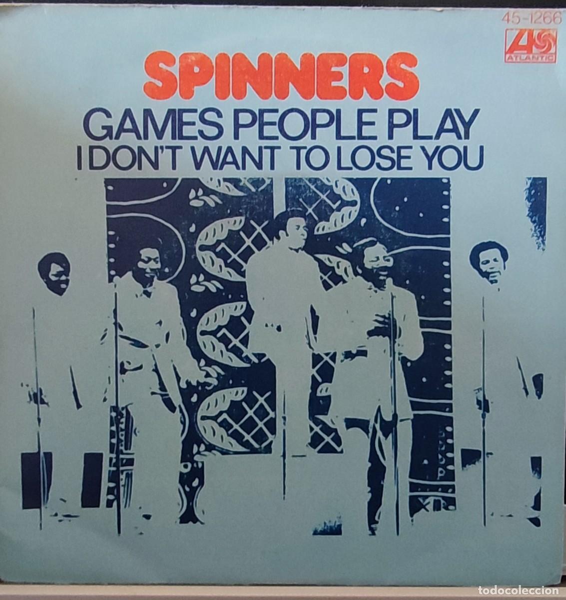 Discos de vinilo: SPINNERS - GAMES PEOPLE PLAY - Foto 1