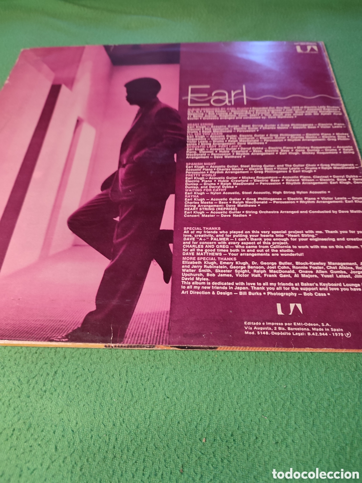 Discos de vinilo: Earl Klugh - Heart String - Foto 2