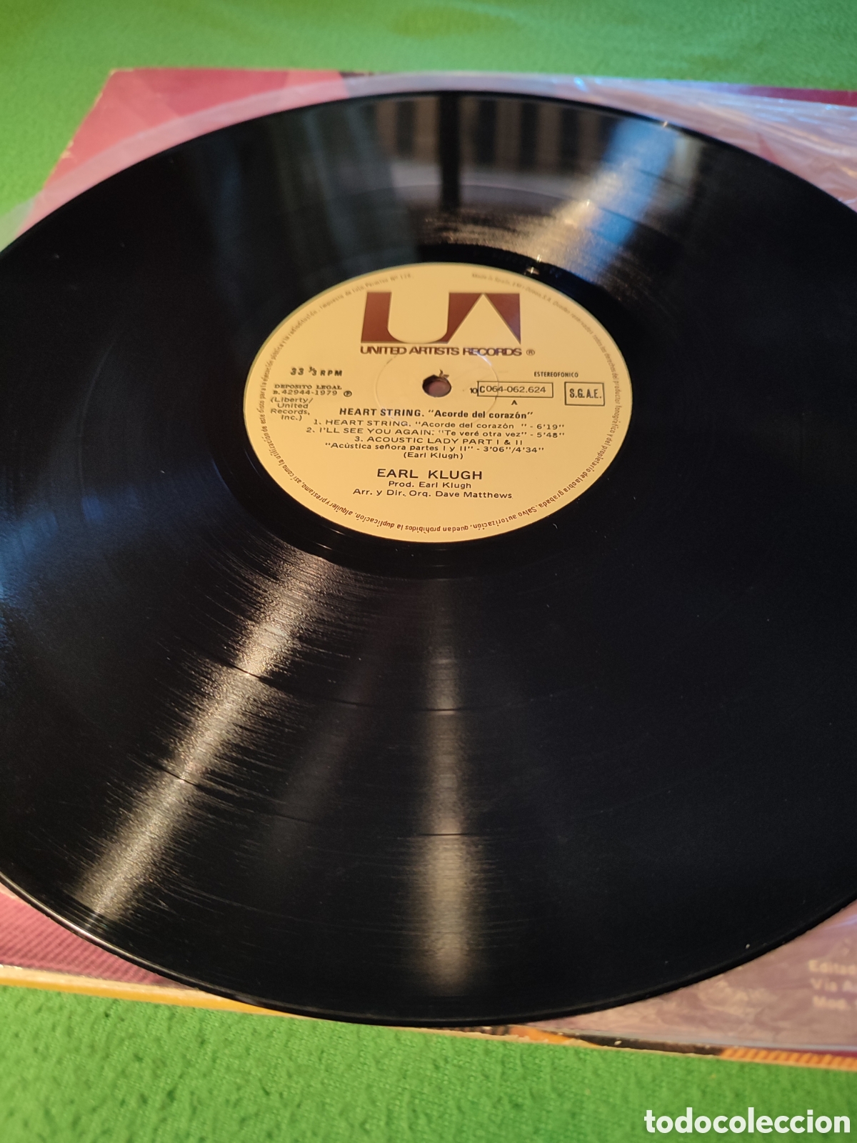 Discos de vinilo: Earl Klugh - Heart String - Foto 3