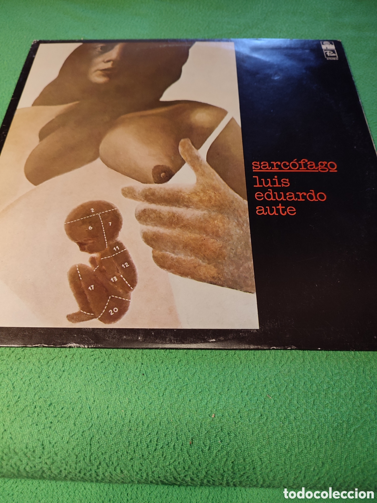 Discos de vinilo: Luis Eduardo Aute - Sarc&oacute;fago - Foto 1