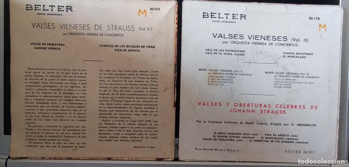Discos de vinilo: VALSES VIENESES - 2 DISCOS - Foto 2