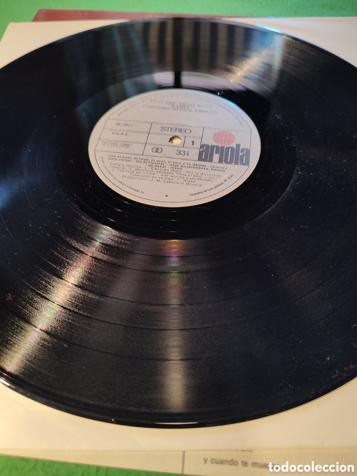 Discos de vinilo: Luis Eduardo Aute - Babel - Foto 3