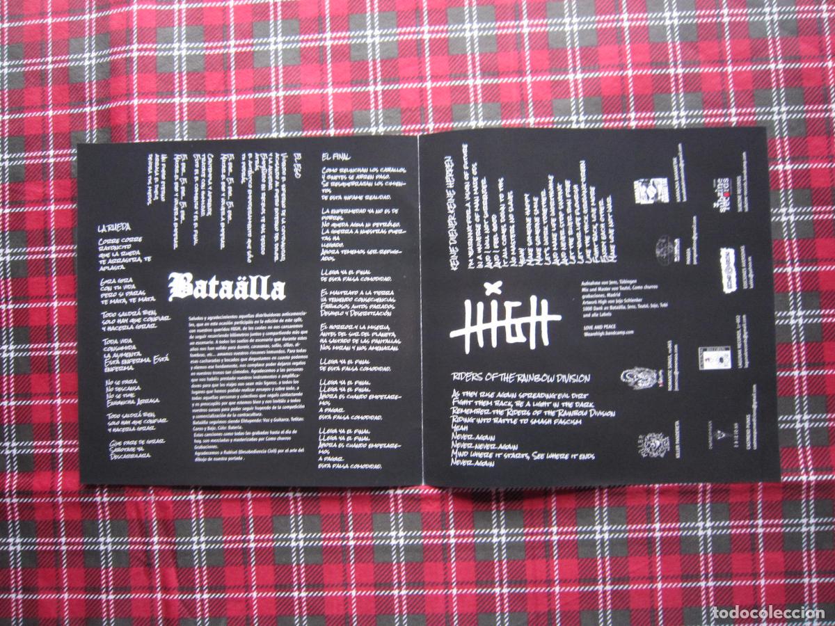 Discos de vinilo: EP - SPLIT - CRUST / D-BEAT - HIGH Y BAT&Auml;LLA - 2023 - PUNK - Foto 3