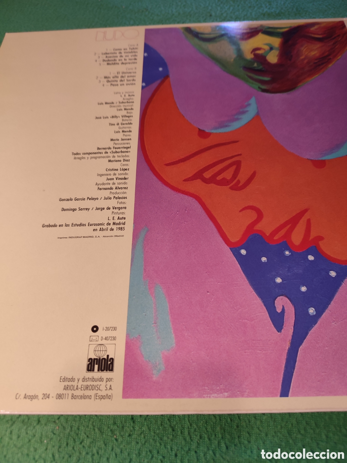 Discos de vinilo: Luis Eduardo Aute - Nudo - Foto 5