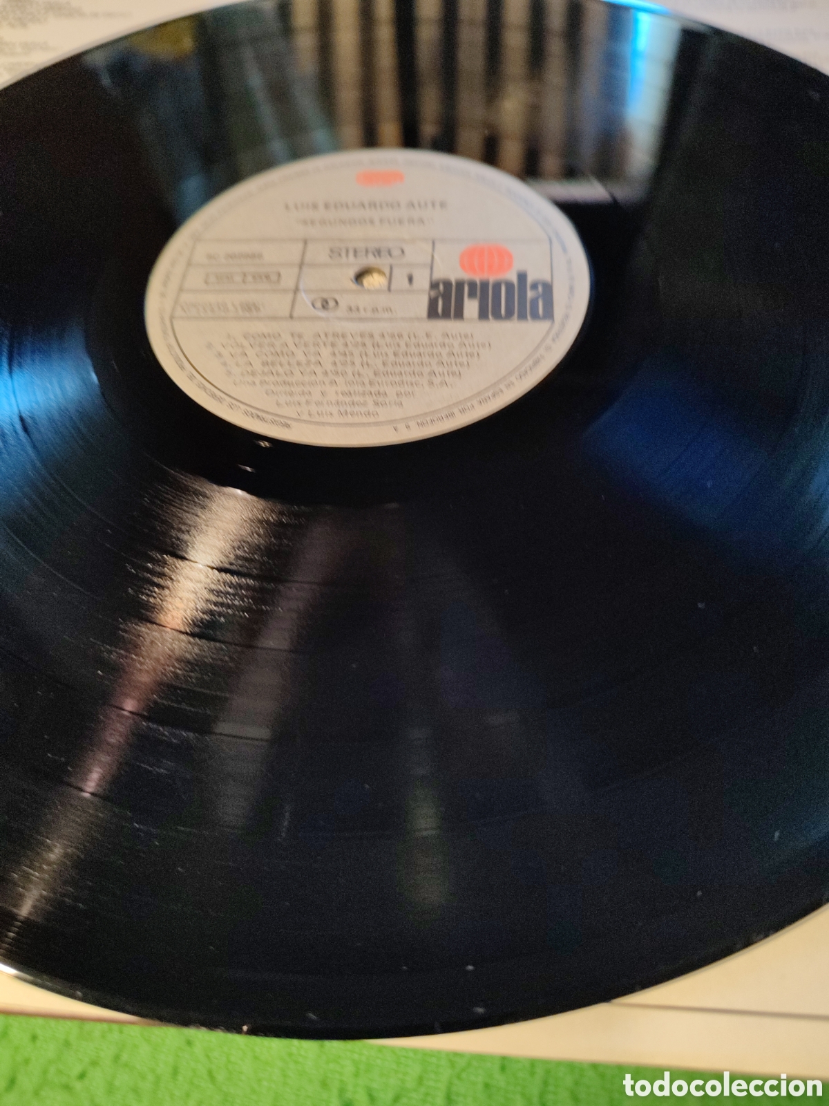 Discos de vinilo: Luis Eduardo Aute - Segundos fuera - Foto 3