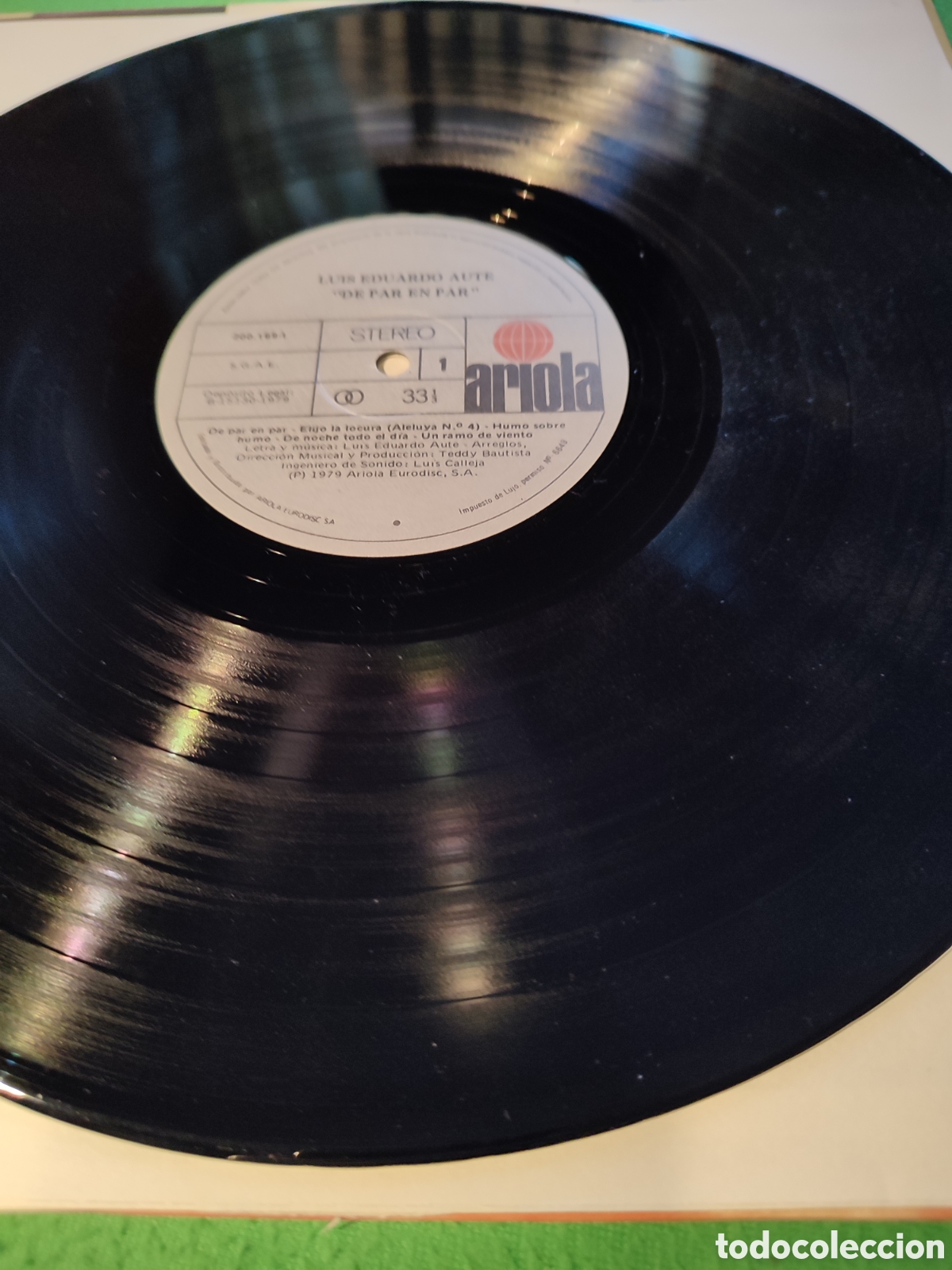 Discos de vinilo: Luis Eduardo Aute - De par en par - Foto 3