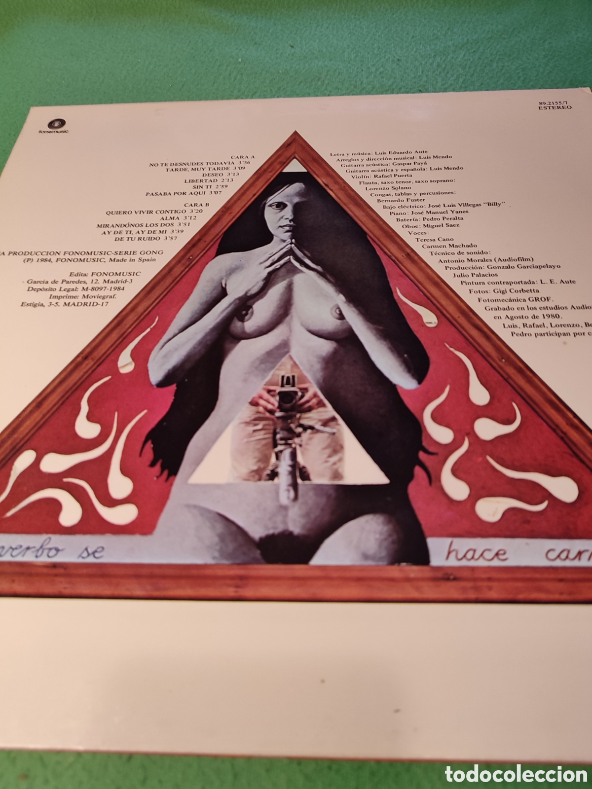 Discos de vinilo: Luis Eduardo Aute - Alma - Foto 2