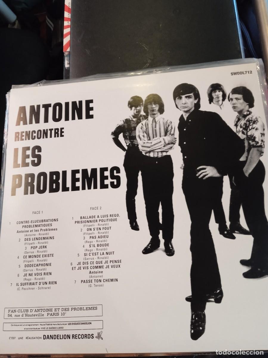 Discos de vinilo: ANTOINE RENCONTRE LES PROBLEMES- LP REEDICI&Oacute;N. - Foto 2