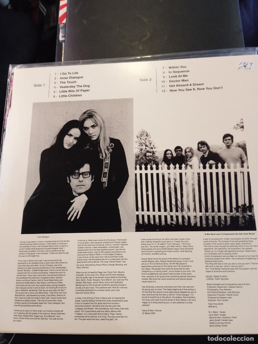 Discos de vinilo: INNER DIALOGUE- LP 1969 REEDICI&Oacute;N - Foto 2