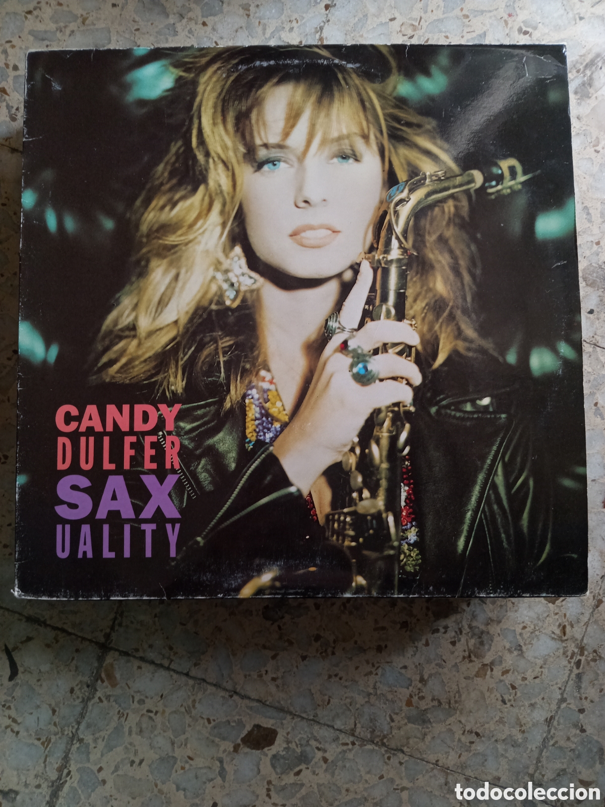 Discos de vinilo: LP CANDY DULFER SAXUALITY ESPA&Ntilde;A 1990 - Foto 1