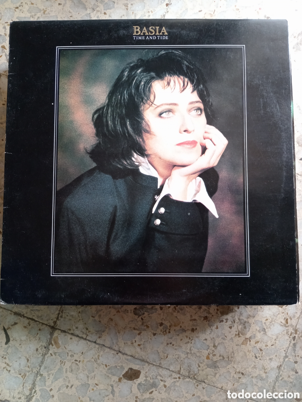 Discos de vinilo: LP BASIA TIME AND TIDE ESPA&Ntilde;A 1987 INSERT - Foto 1