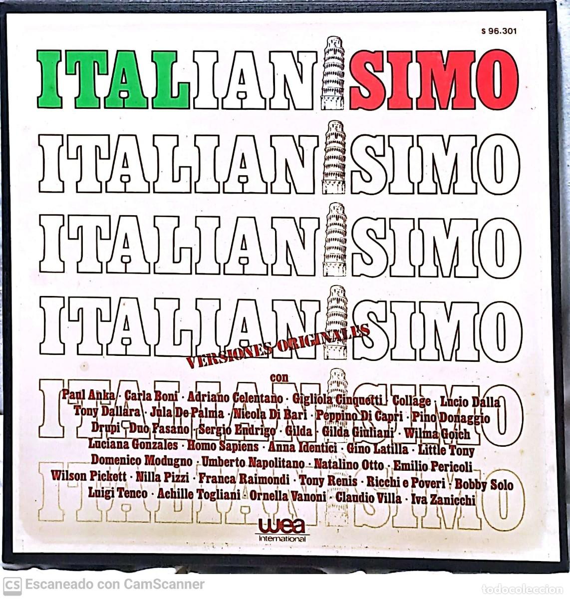 Discos de vinilo: Various &lrm;&ndash; Italianisimo caja con tres discos - Foto 1