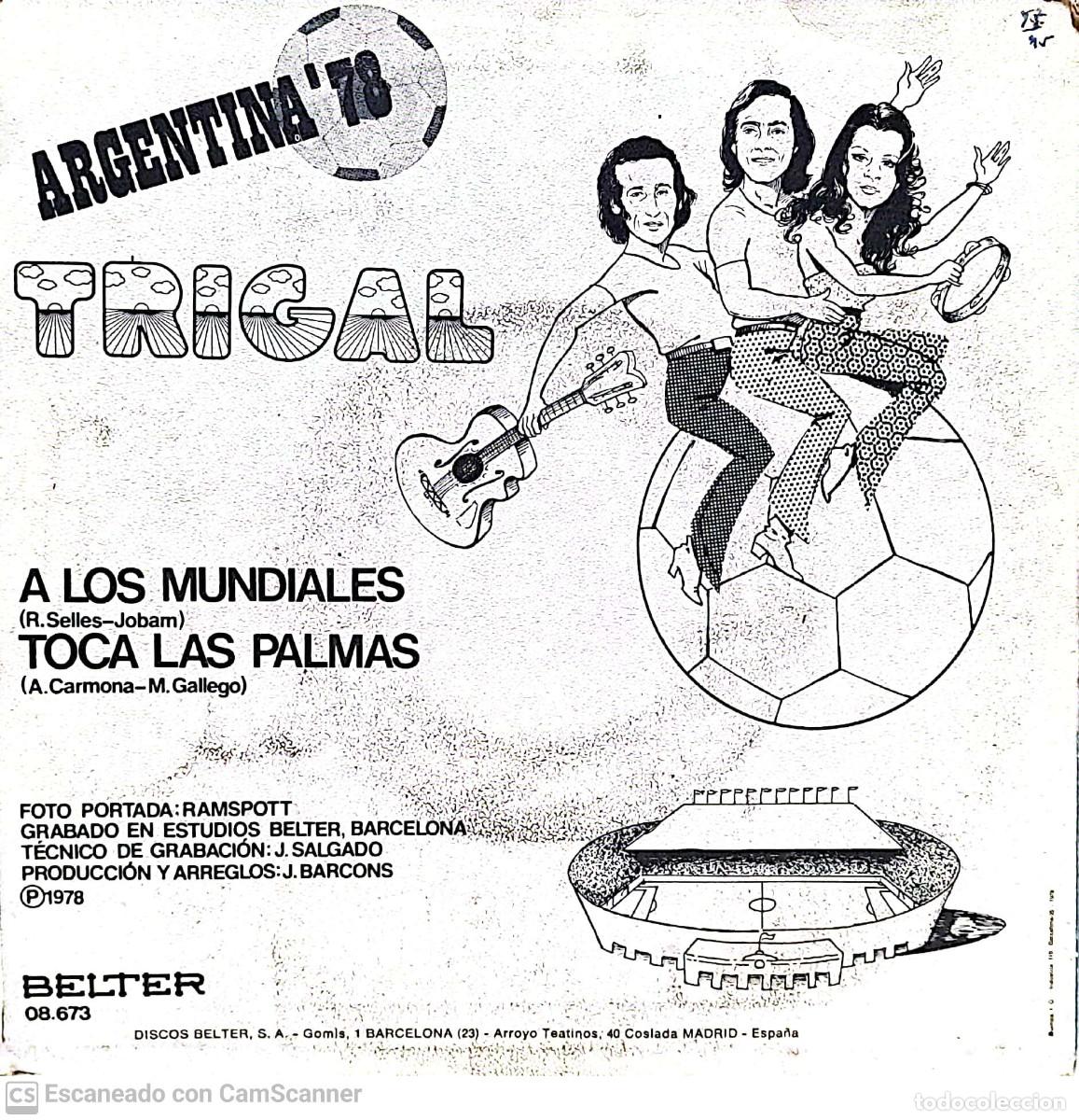 Discos de vinilo: Trigal &lrm;&ndash; A Los Mundiales - Foto 2