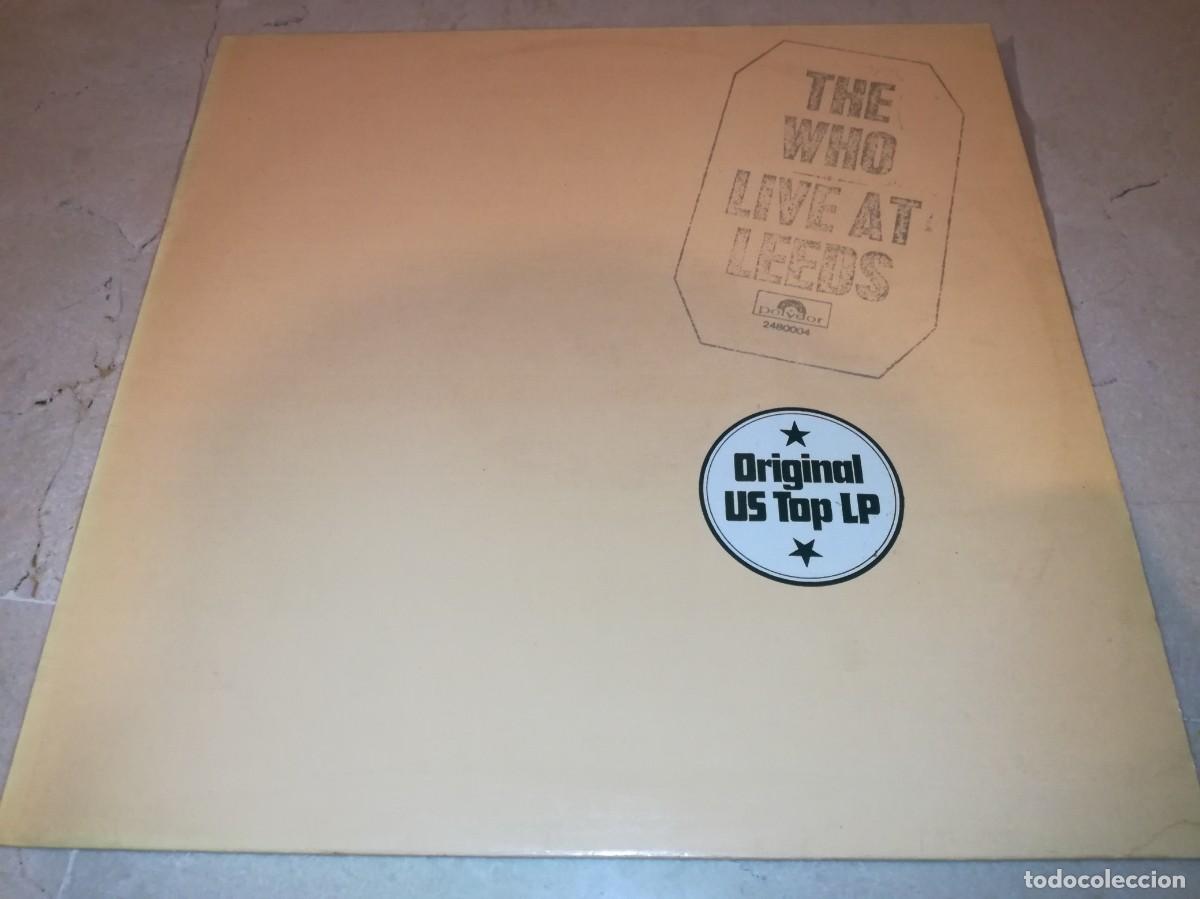 Discos de vinilo: THE WHO-LIVE AT LEEDS-ORIGINAL ESPA&Ntilde;OL 1974-EN MUY BUEN ESTADO