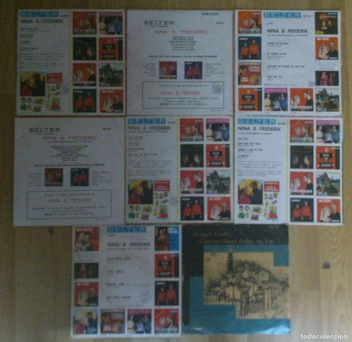Discos de vinilo: LOTE DE 8 VINILOS NINA & FREDERIK - Foto 2
