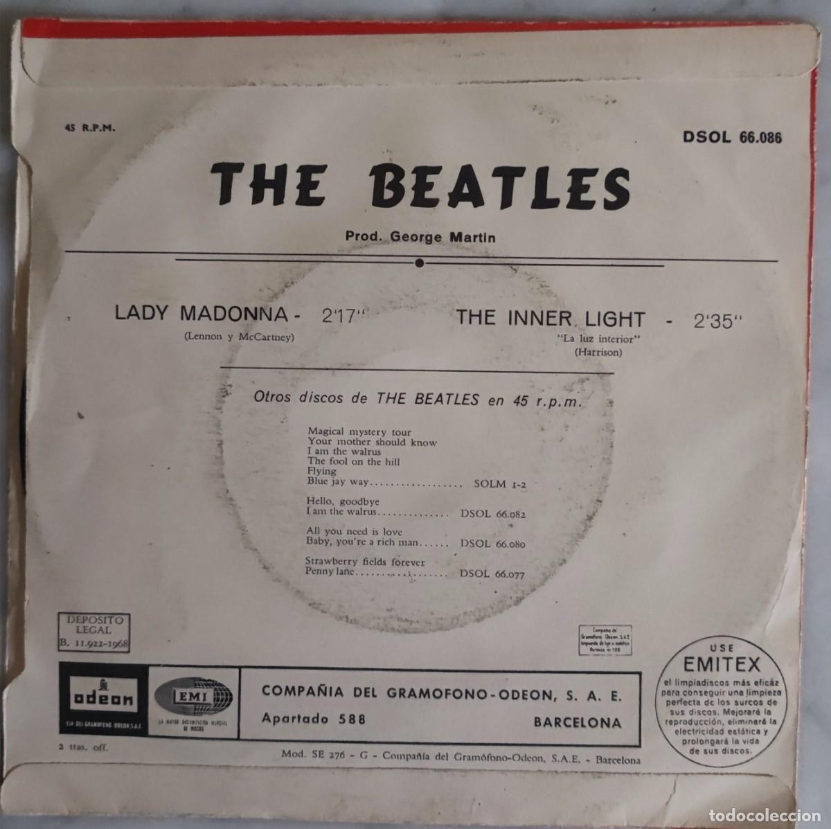 Discos de vinilo: THE BEATLES - LOTE 7 DISCOS - Foto 3