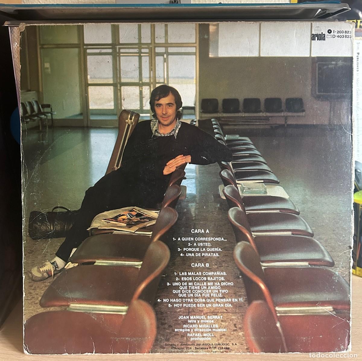 Discos de vinilo: Serrat. En Transito.VG/Good+.1981.Spain - Foto 2