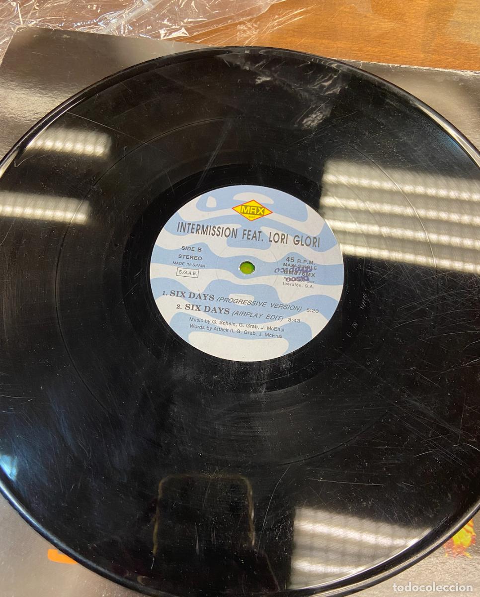 Discos de vinilo: INTERMISSION FEAT LORI GLORI. SIX DAYS - Foto 5