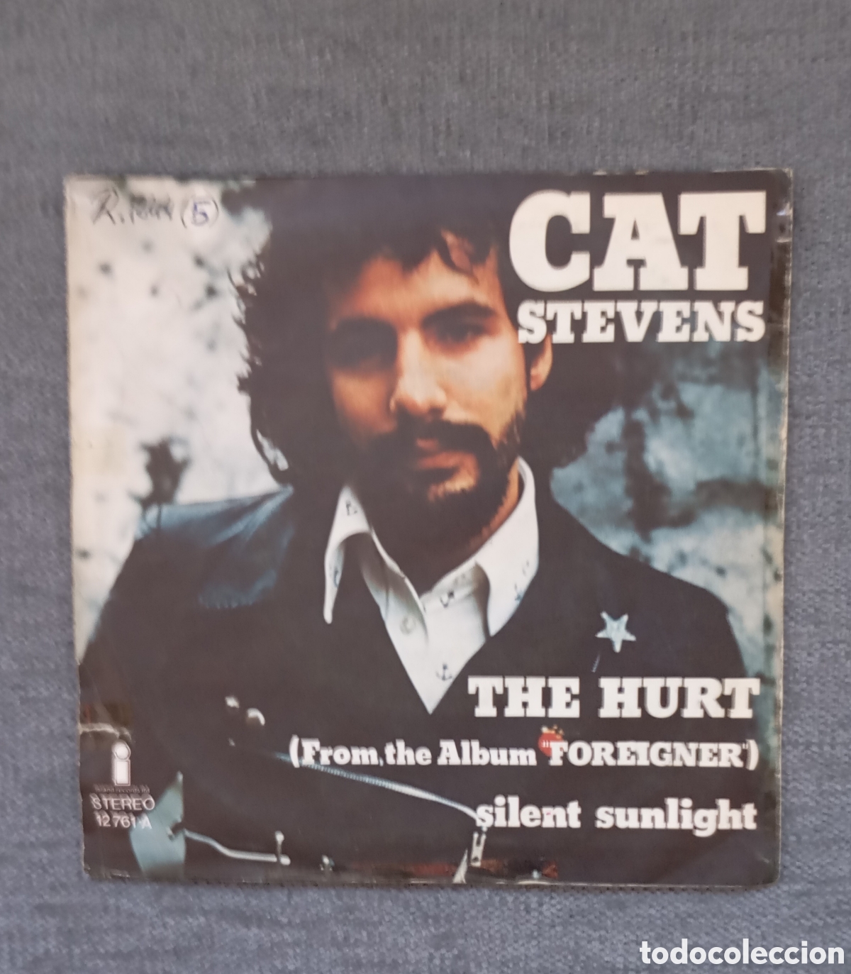 Discos de vinilo: Cat Stevens. The Hurt/ Silent Sunlight. Single 7&rdquo;, a&ntilde;o 1973. - Foto 2