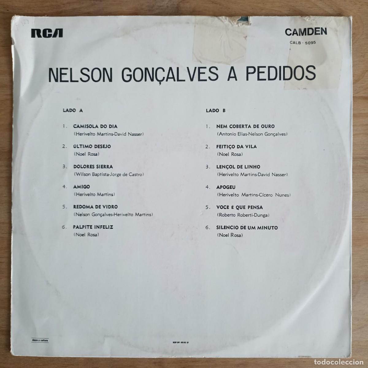 Discos de vinilo: LP Nelson Gon&ccedil;alves - A pedidos (Camden, 1966)) - Foto 2