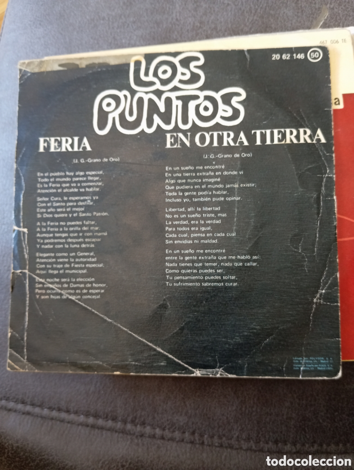 Discos de vinilo: Los Puntos.Feria.disco single - Foto 2