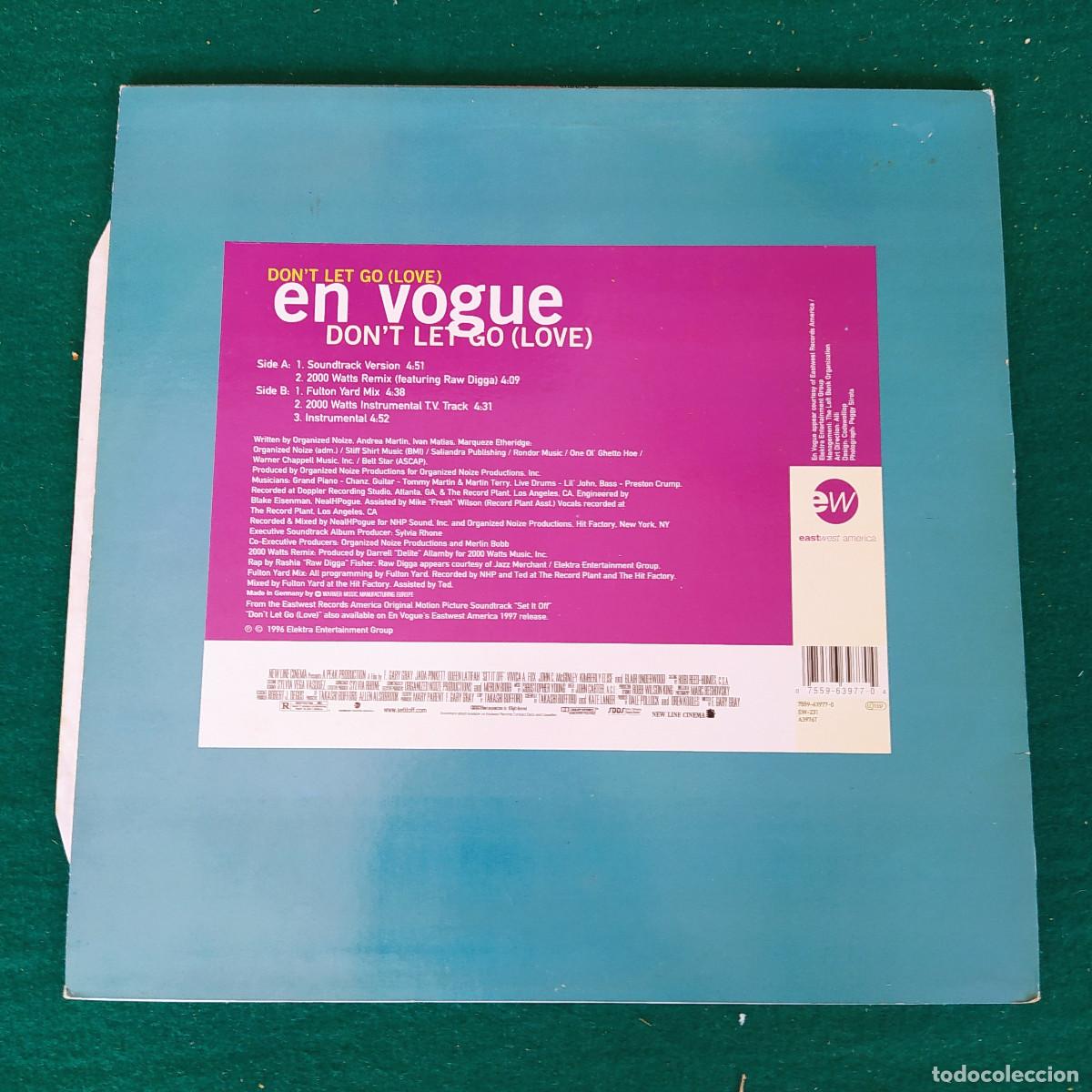Discos de vinilo: En Vogue &ndash; Dont Let Go (Love) - Foto 2