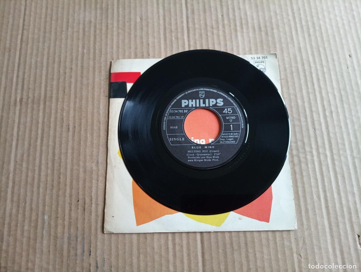 Discos de vinilo: BLUE MINK - MELTING POT SINGLE 1969 EDICION ESPA&Ntilde;OLA - Foto 2