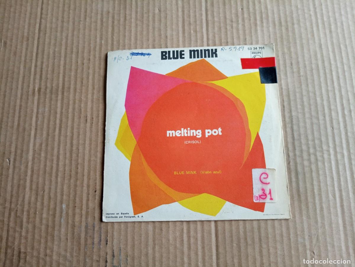 Discos de vinilo: BLUE MINK - MELTING POT SINGLE 1969 EDICION ESPA&Ntilde;OLA - Foto 3