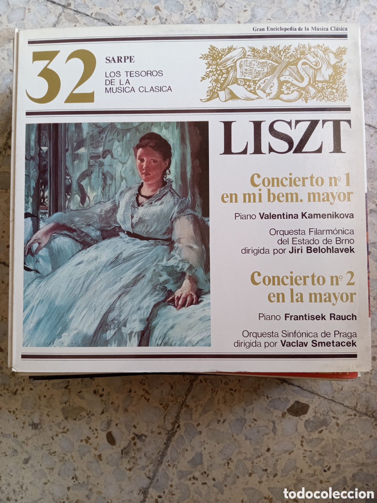 Dischi in vinile: LP LISZT CONCIERTO 1 2 TESOROS DE LA MUSICA CLASICA 32
