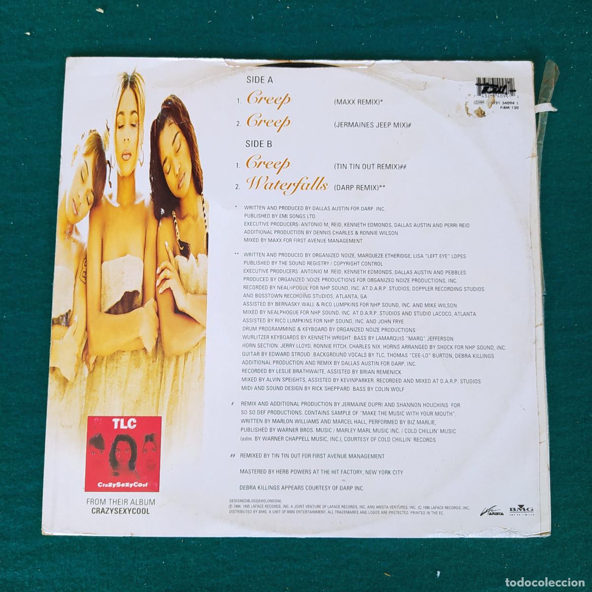Discos de vinilo: TLC &ndash; Creep 96 1996 - Foto 2