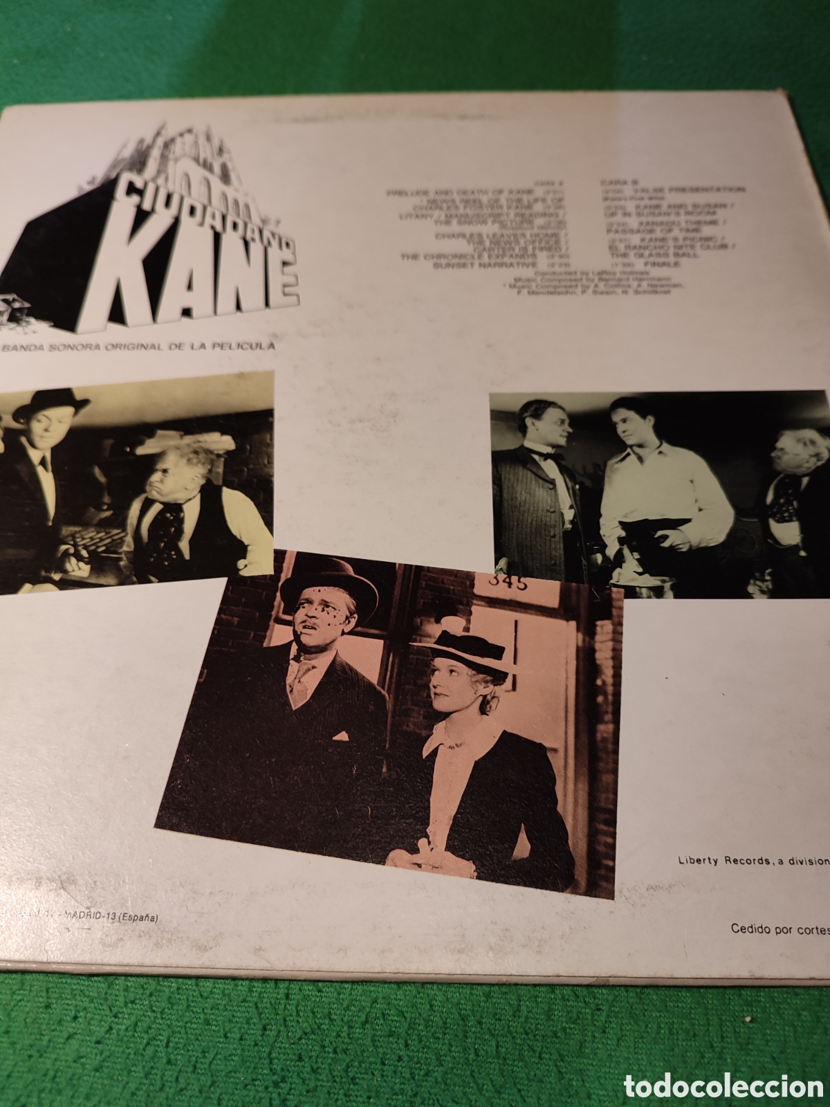 Discos de vinilo: Bernard Herrmann - Citizen Kane BSO - Foto 2