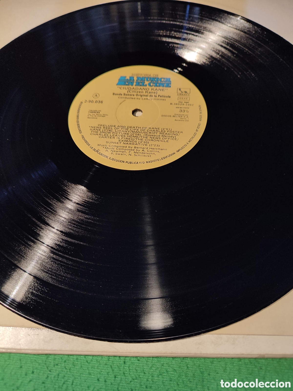 Discos de vinilo: Bernard Herrmann - Citizen Kane BSO - Foto 3