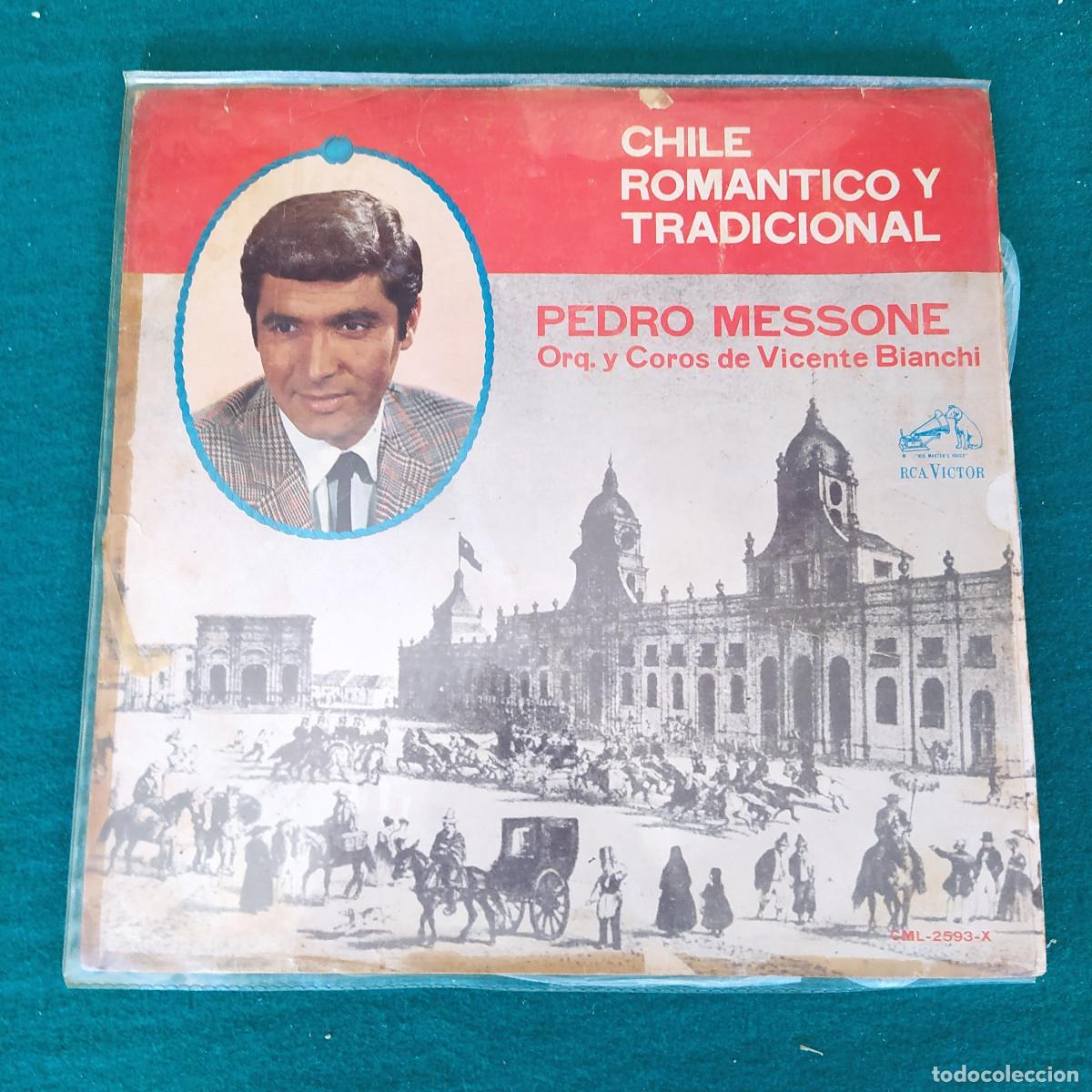 Disques de vinyle: Pedro Messone &ndash; Chile Rom&aacute;ntico Y Tradicional Pedro Messone