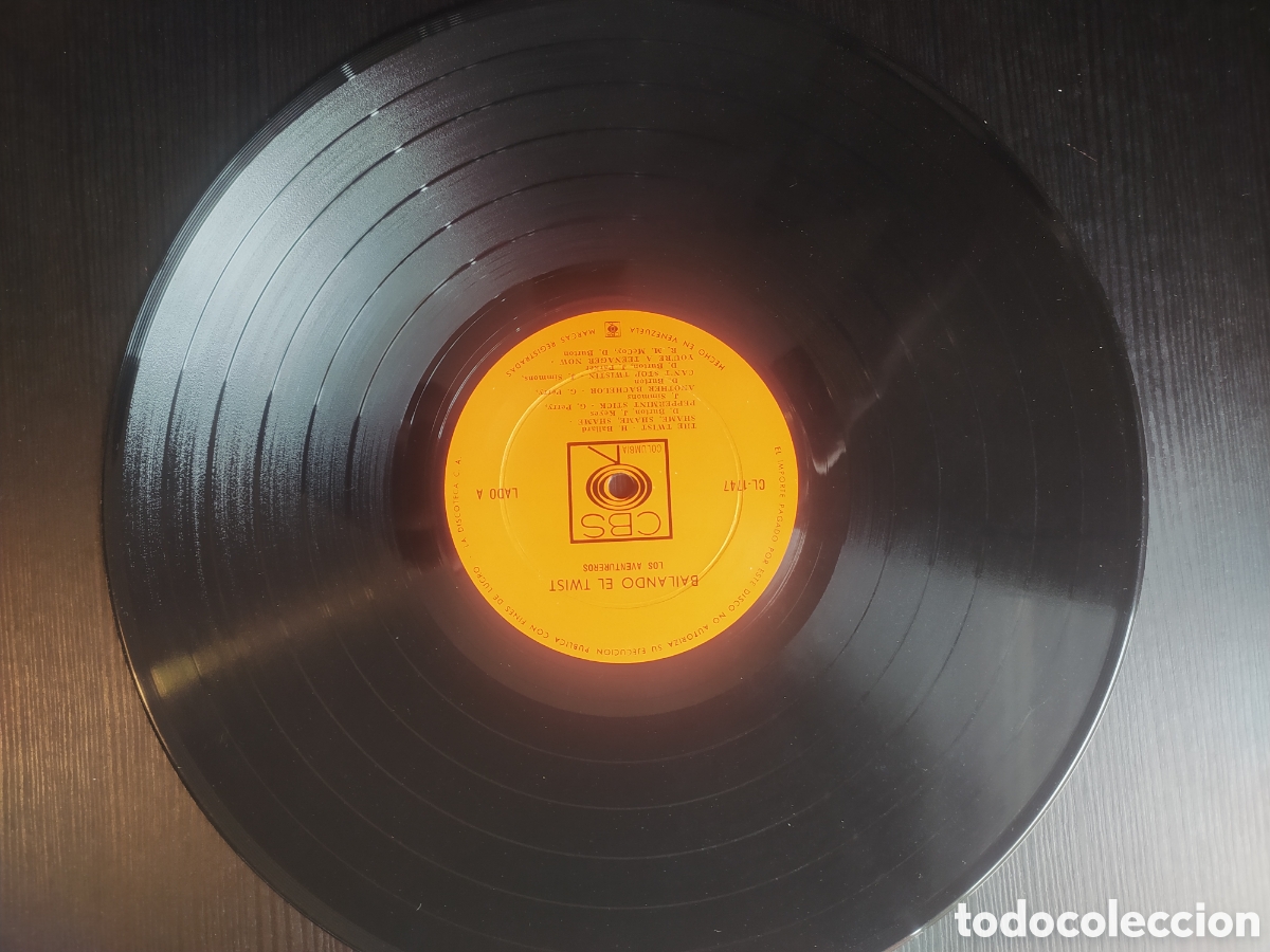 Discos de vinilo: Bailando el twist con los aventureros - Foto 3